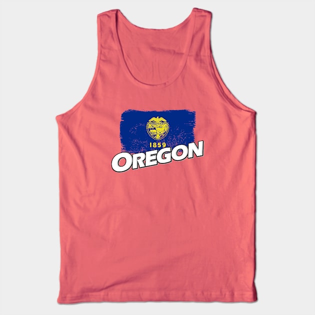 Oregon flag Tank Top by PVVD